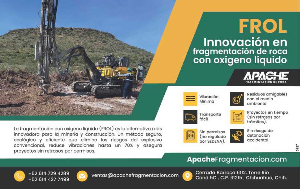 Fragmentacion con oxigeno liquido es la alternativa mas innovadora para la mineria y construccion, un metodo seguro, ecologico y eficiente Fragmentacion con oxigeno liquido es la alternativa mas innovadora para la mineria y construccion, un metodo seguro, ecologico y eficiente