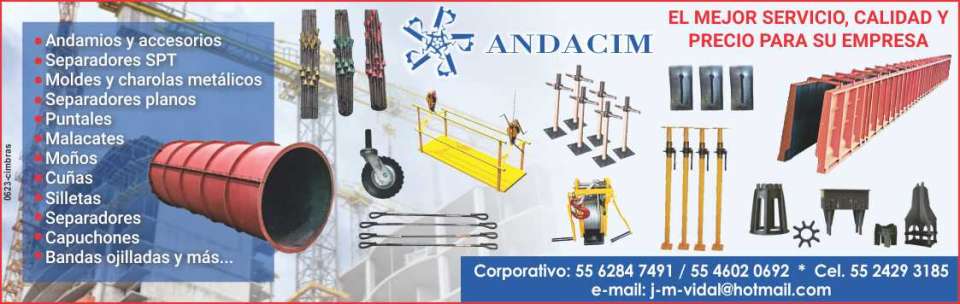 Andamios y Accesorios, Separadores SPT, Moldes y Charolas metalicos, Separadores planos, Puntales, Malacates, Moños, Cuñas, Silletas, Separadores, Capuchones, Bandas ojilladas y mas... Andamios y Accesorios, Separadores SPT, Moldes y Charolas metalicos, Separadores planos, Puntales, Malacates, Moños, Cuñas, Silletas, Separadores, Capuchones, Bandas ojilladas y mas...