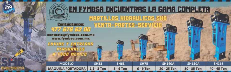 Encuentra la Gama completa de Martillos Hidraulicos SHB en Venta, Partes y Servicio. MOD. SH53, SH68, SH75, SH140A, SH150A, SH165. Envios y Entregas Personales a todo Mexico. Encuentra la Gama completa de Martillos Hidraulicos SHB en Venta, Partes y Servicio. MOD. SH53, SH68, SH75, SH140A, SH150A, SH165. Envios y Entregas Personales a todo Mexico.